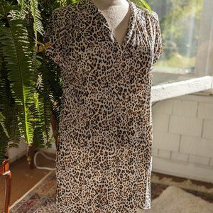 Gap animal print dress, size S
